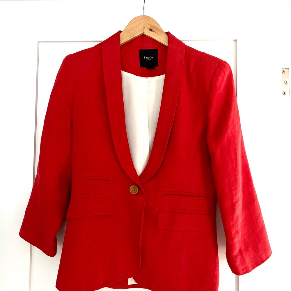 Smythe Red Blazer - Picture 2 of 6